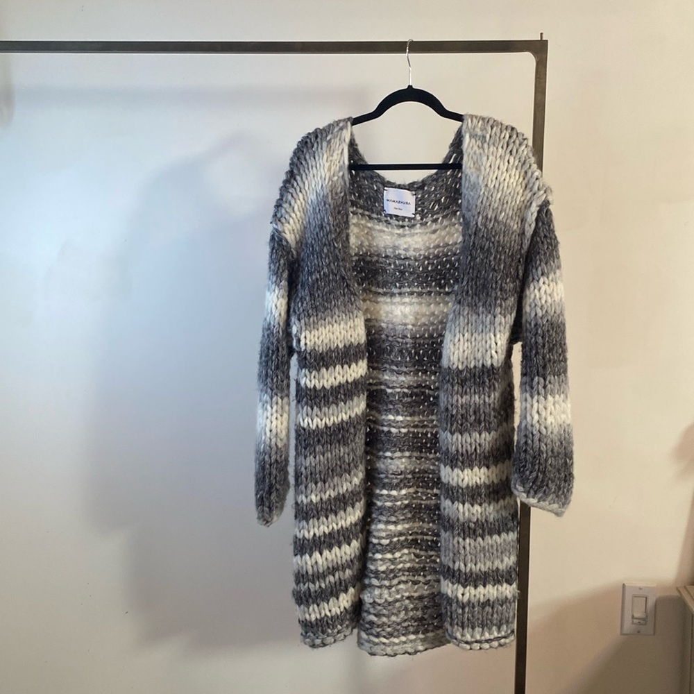 Mama Zhura thick knit long cardigan